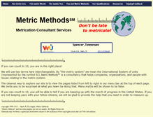 Tablet Screenshot of metricmethods.com